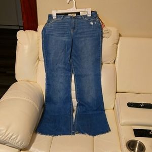 High rise boot cut